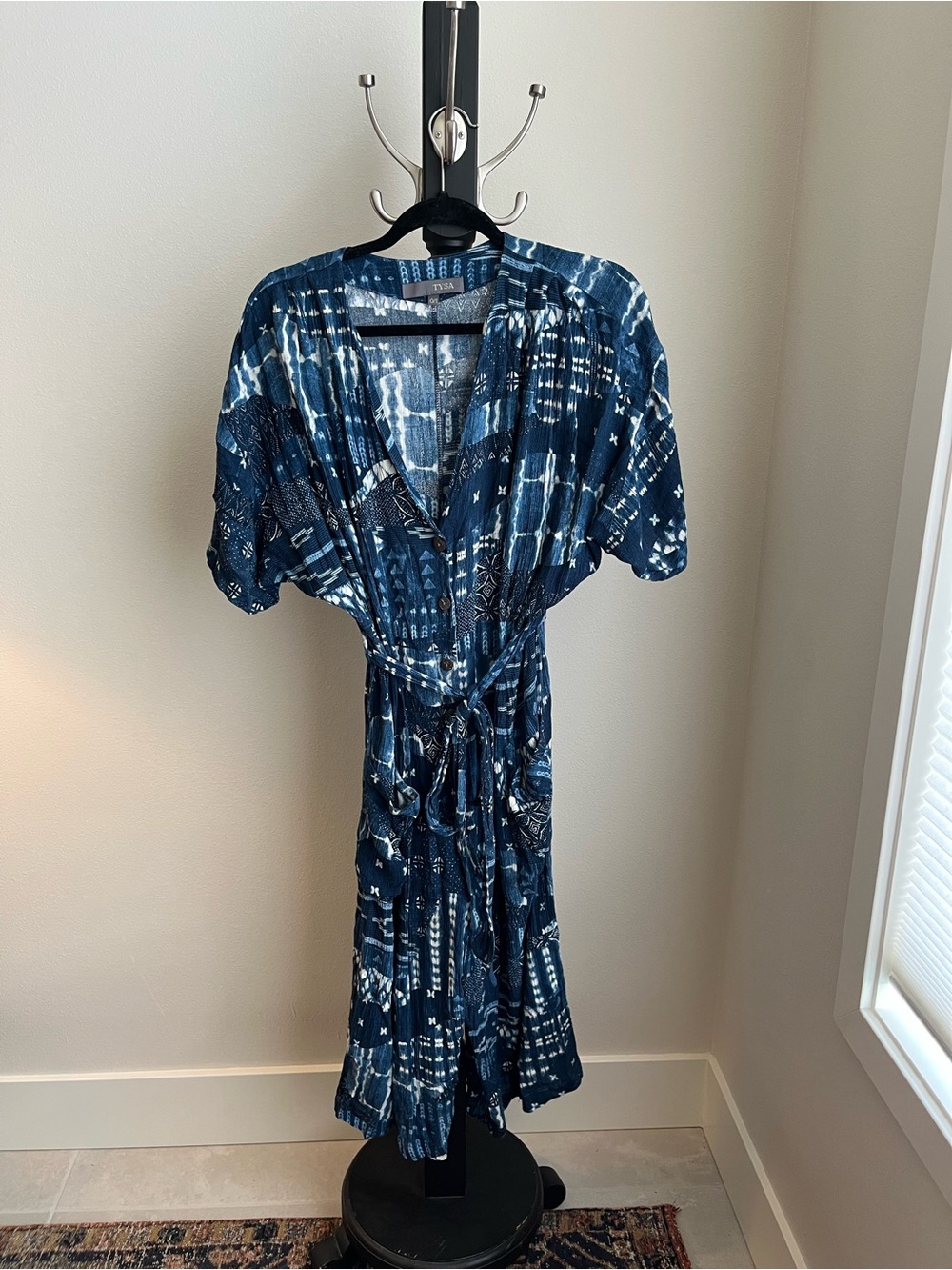 TYSA Malibu Tie-Waist Midi Jumper